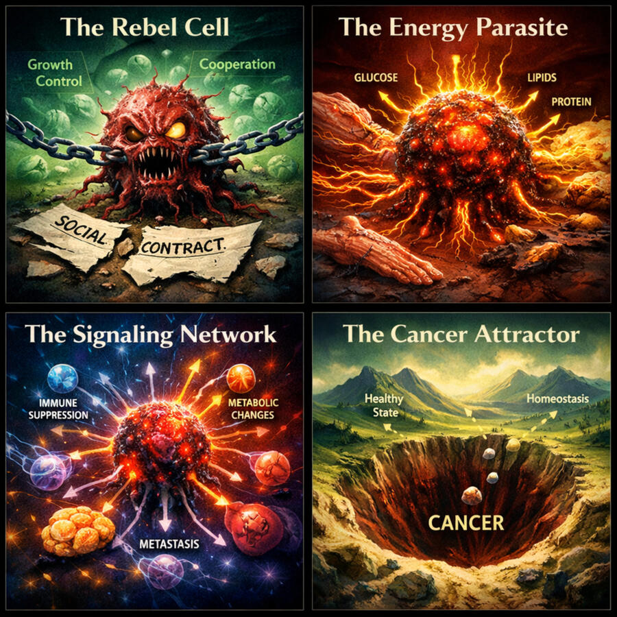The Cancer Attractor The Signaling Network